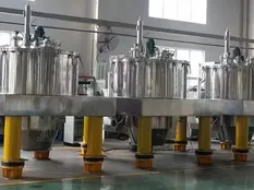 جهاز طرد مركزي لرفع الأكياس مطلي بطبقة من Halar المضاد للكهرباء الساكنة 
