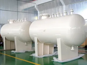 خزان حمض الهيدروفلوريك من الدرجة الإلكترونية بسعة 15 متر مكعب مبطن بـ   New-PTFE بمواد خام من Daikin