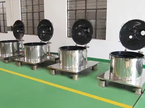 جهاز طرد مركزي للتفريغ العلوي مطلي بطبقة منHalar  لأداء مضاد للكهرباء الساكنة