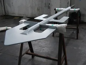 آلة تقليب لخلط المواد الصلبة العالية مبطن بطبقة من  PTFE