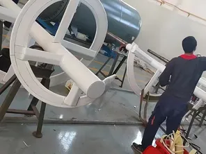 محرض حلزوني مزوّد ببطانة داخلية من PFA