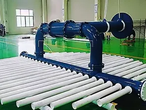 رأس موزع مطلي بطبقة من طلاء PTFE مع أنابيب فرعية نقية مطلية