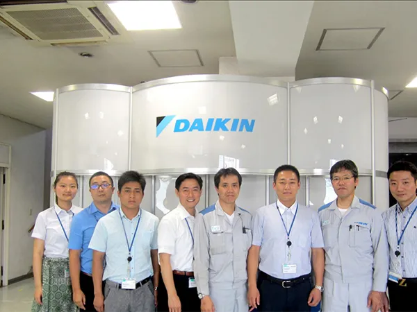 زار وفد من شركة Daikin  (اليابانية) منشآتنا.